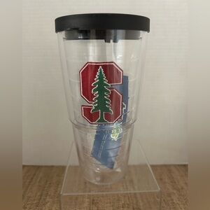Stanford University 24 Ounce Tervis Tumbler With Travel Lid.  Brand New